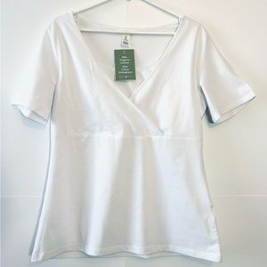H&M Top H&M Mama Maternity Nursing Top  Size Large. 95% Organic Cotton.
